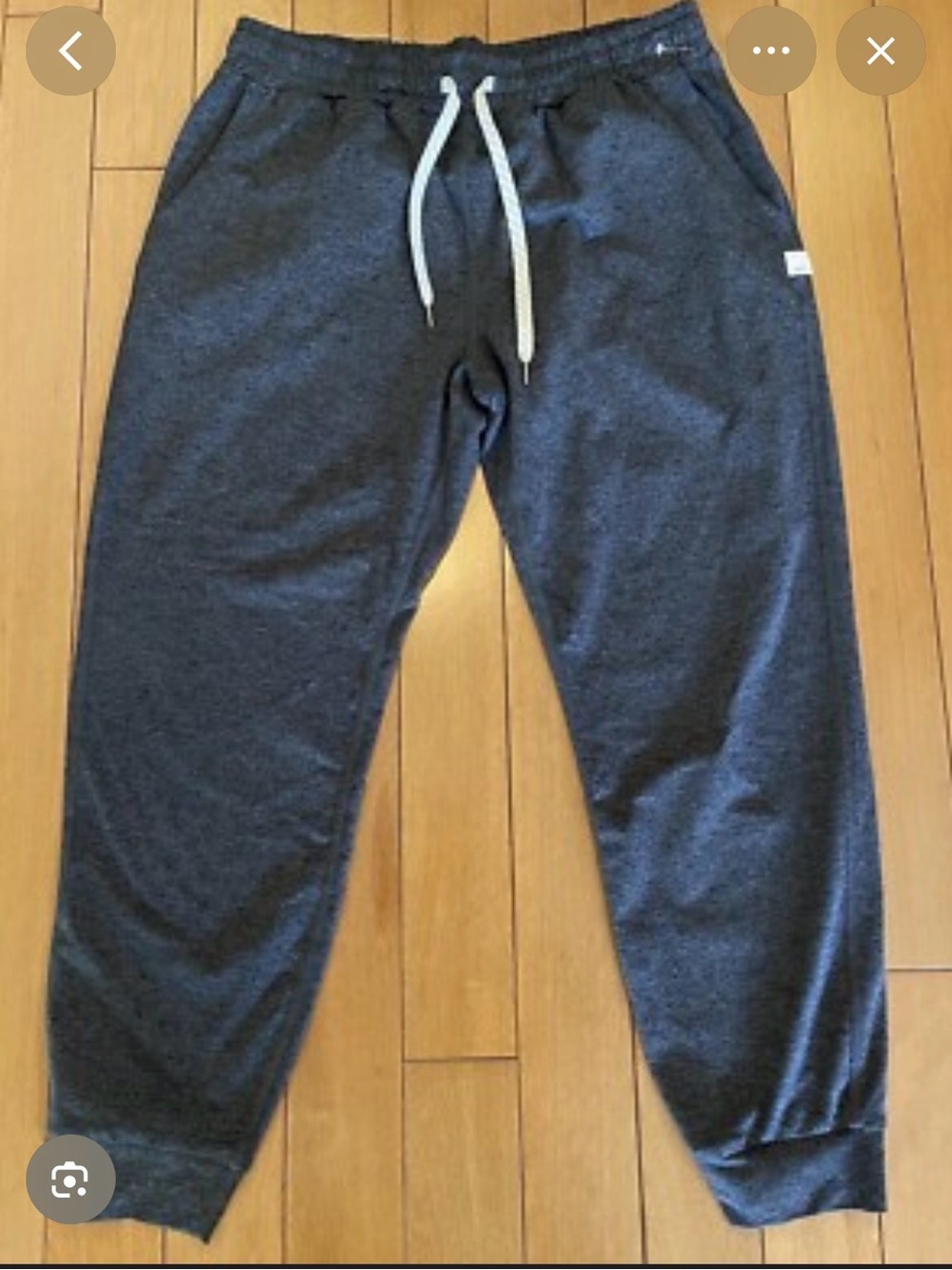 Vuori Dark Gray Drawstring Joggers